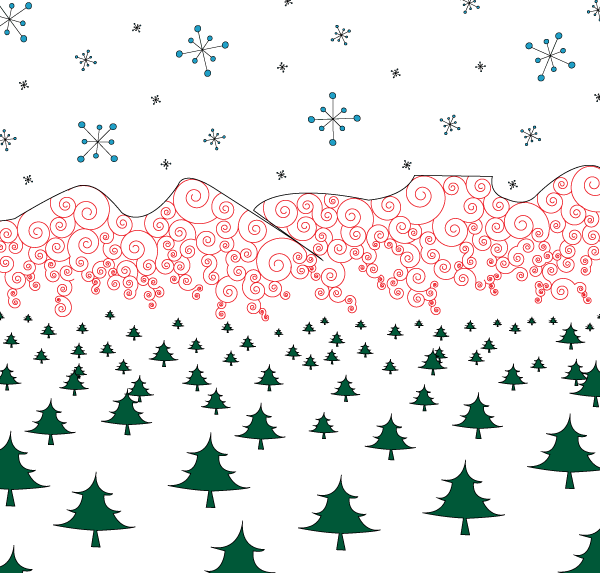 Holiday Wrapping Paper Design