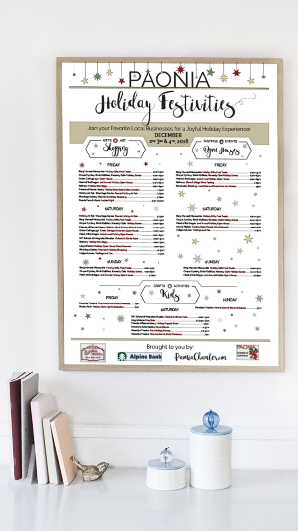 Holiday Poster and Ad