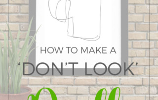 How to make a 'don't look' doodle