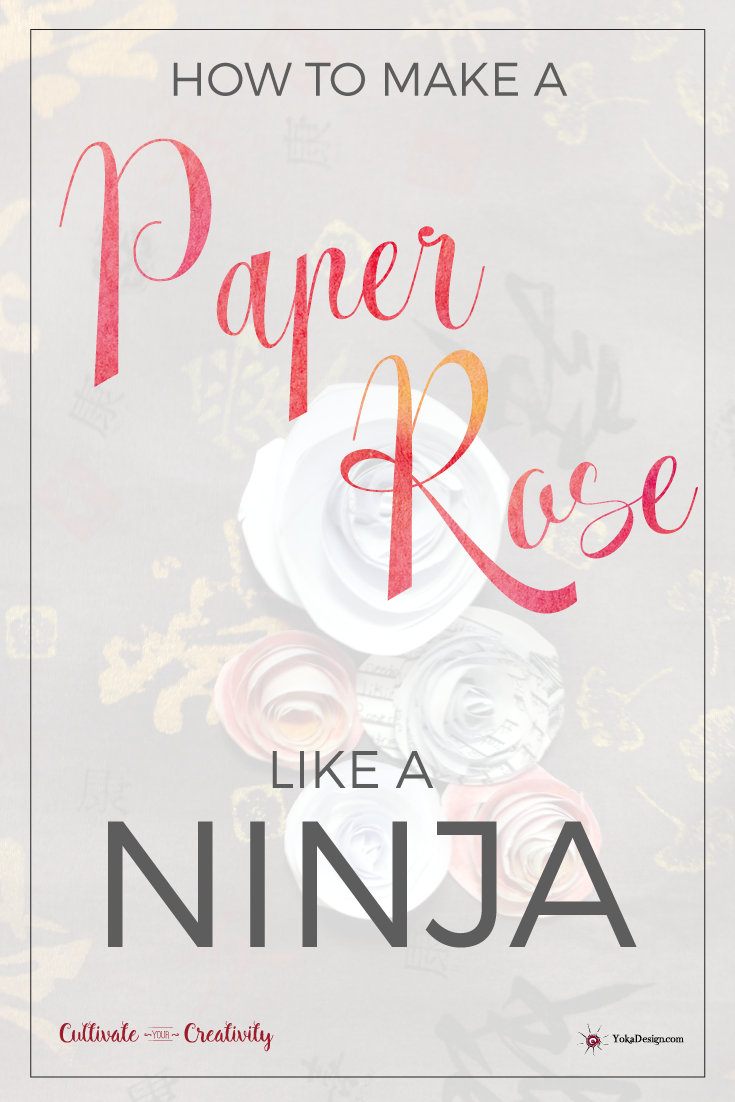 Make a Paper Rose Like a Ninja
