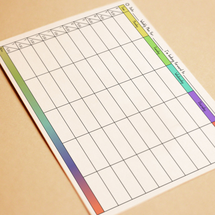 Free Printable Planner for Kids Activities